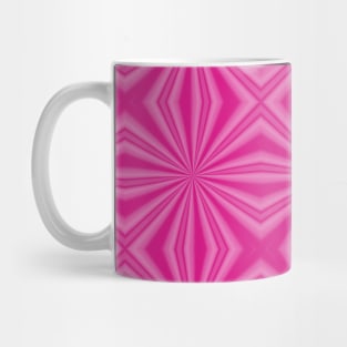 Squiggly Squares of Bright or Hot Pink Mug